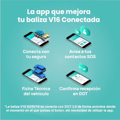 Baliza SOSV16 IoT Conectada - Oficial SOS Alert